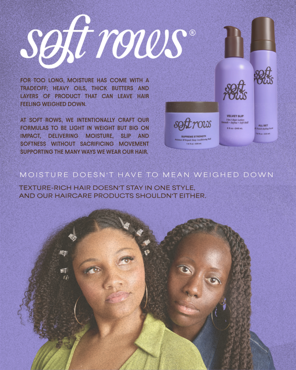 Hair Moisture Doesn’t Have to Mean Weighed Down