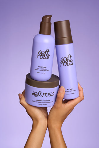Soft Rows hair mask hair foam hair lotion for textured hair 